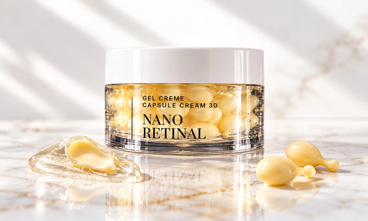 Nano Retinal sobre o mármore